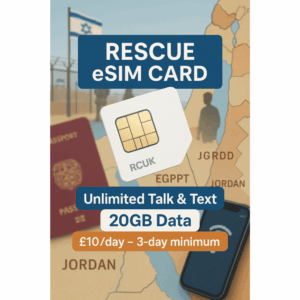 RCUK Isreal - Jordan - Egypt Rescue ESIM Card