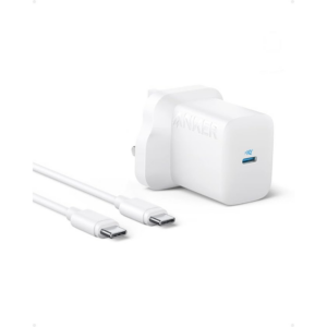 Anker UK Mains Plug 25W USB C with 1M USB-C Cable